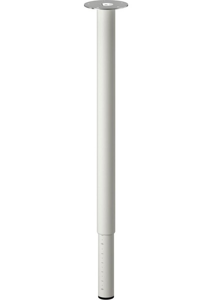 Çalışma Masası Ayağı, Beyaz, 60-90 Cm, Ayarlanabilir
