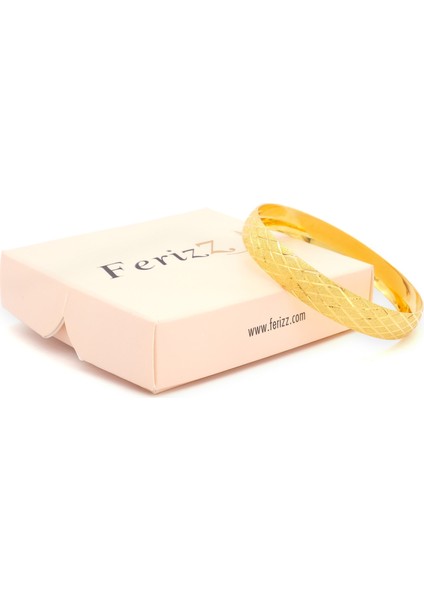 altın kaplama 1cm baklava model bilezik blz-3122 modelleri
