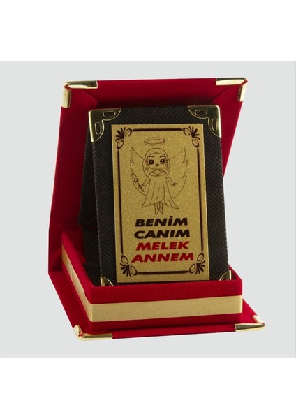 Ds-Derin Melek Annem Plaketi-Kırmızı