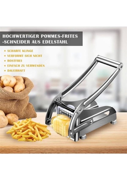 Çelik Sebze Patates Dilimleyici Doğrayıcı Kesici, Kaymaz Taban, Üstten Kollu, Çok Renkli fiyatları