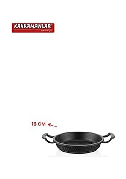 Rossel Premium Motto Döküm Yumurta Sahanı Seti Granit 18-20-22 cm Siyah indirimleri