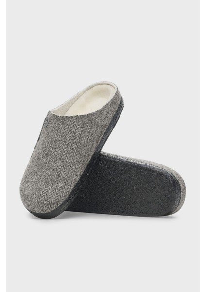 Zermatt Desenli Keçe Ev Terlik Unisex Terlik 1028049