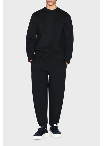 Logolu Relaxed Fit Bisiklet Yaka Sweat Erkek Sweat XM001888 AF18746 UC001 fiyatları