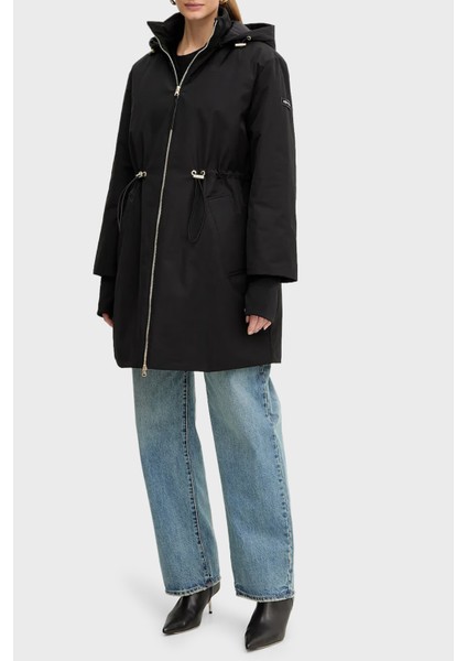 Pamuk Karışımlı Relaxed Fit Kapüşonlu Parka Bayan Parka XW000712 AF16215 UC001 fiyatları