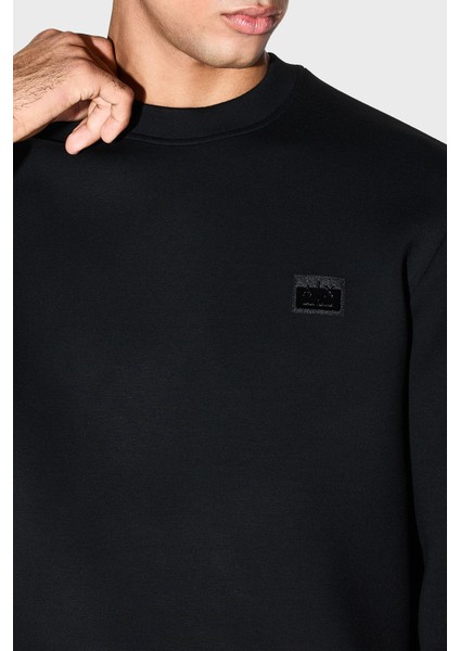 Logolu Relaxed Fit Bisiklet Yaka Sweat Erkek Sweat XM001888 AF18746 UC001 fırsatları
