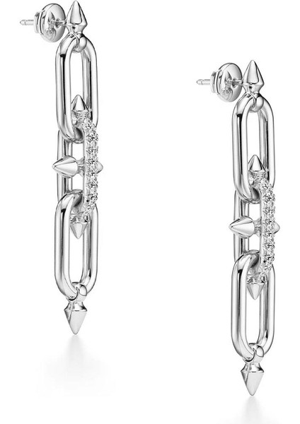 Tiff Gümüş Sallantılı Küpe