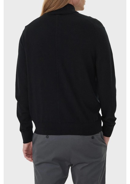 Yünlü Regular Fit Yarım Fermuarlı Dik Yaka Kazak LV04LD318GUB1 Erkek Kazak LV04LD318G Ub1 modelleri