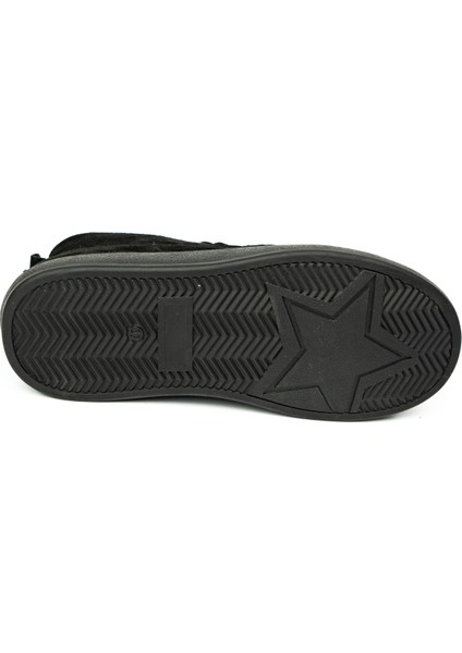 24620 - 5 Siyah Süet Deri Kadın Bot indirimleri