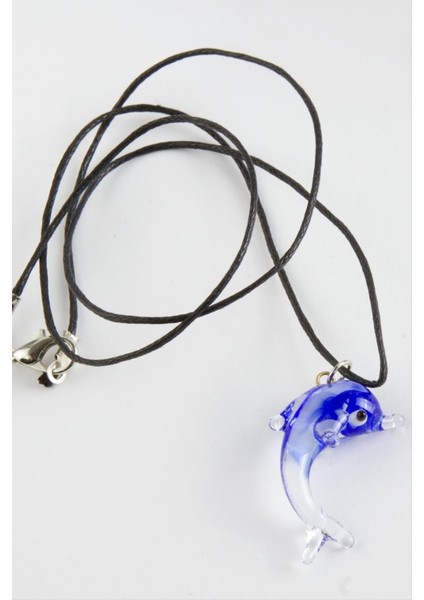 Ds-Derin Yunus Cam Kolye-Renkli fiyatları