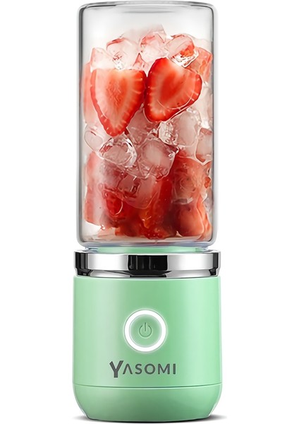 Taşınabilir Kablosuz Cam Smoothie El Blenderi, Yeşil, Güvenli ve Türkiye Garantili fiyatları