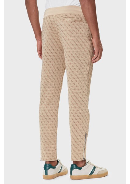 Korbin Jakarlı Logo Baskılı Pamuklu Regular Fit Jogger Pantolon Z2BB05K7122 Erkek Pantolon Z2BB05 K7122 P13W modelleri