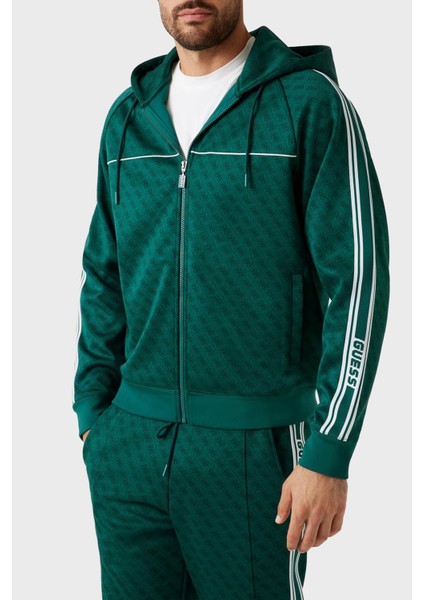 Parimo 4g Logolu Relaxed Fit Kapüşonlu Fermuarlı Sweat Z5BQ13K2042 Erkek Sweat Z5BQ13 K2042 F8PO