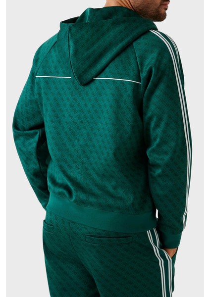 Parimo 4g Logolu Relaxed Fit Kapüşonlu Fermuarlı Sweat Z5BQ13K2042 Erkek Sweat Z5BQ13 K2042 F8PO modelleri