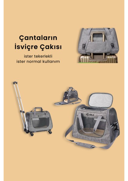 Çok Fonksiyonlu Ayrılabilir Tekerlekli Kedi Taşıma Çantası fiyatları