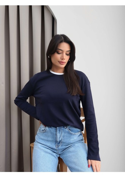 Yaka Şeritli Uzun Kol Body fırsatları