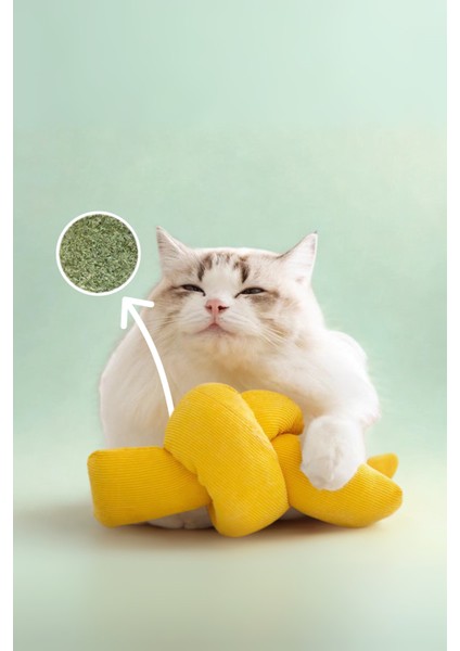Burma Kedi Otlu Catnipli Kedi Oyuncağı