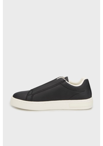 Logolu Kalın Tabanlı Slip-On Sneaker Ayakkabı Bayan Ayakkabı XW001623 AF17449 UC001 fiyatları