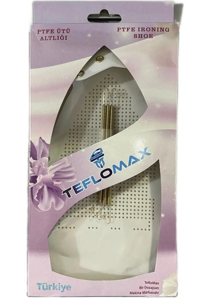 Yapışmaz Teflon Ütü Tabanı, Yanmaz ve Koruyucu Altlık, Ev Tipi Bej Renk