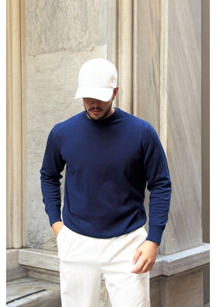 Acton Erkek %100 Organik Pamuk Bisiklet Yaka Triko Kazak fiyatları