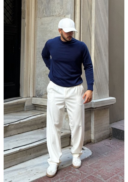 Acton Erkek %100 Organik Pamuk Bisiklet Yaka Triko Kazak modelleri