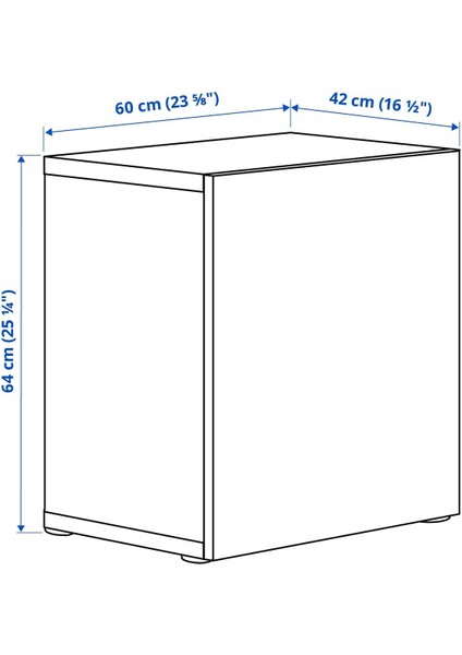Duvar Dolabı, Beyaz, 60X42X64 Cm, Ostvık modelleri