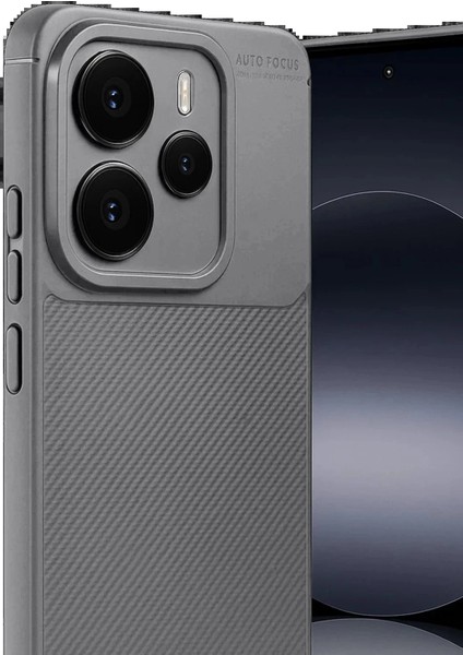 Bfs Xiaomi Note 14 5g Auto Focus Karbon Kapak - Gri fiyatları