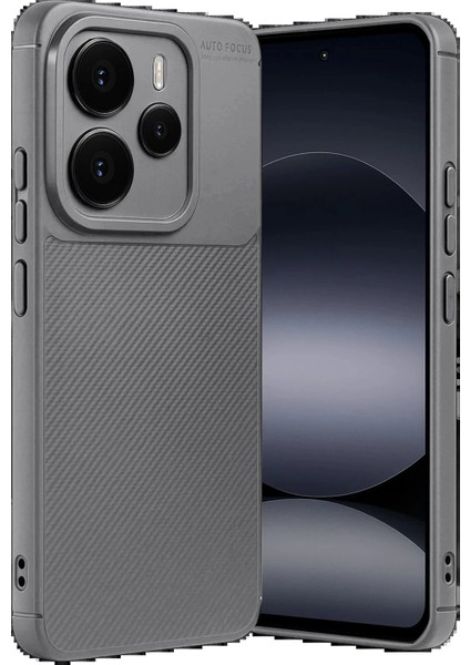 Bfs Xiaomi Note 14 5g Auto Focus Karbon Kapak - Gri modelleri