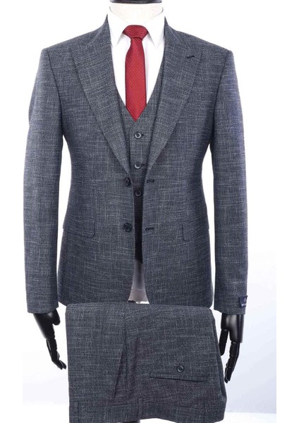 Slimfit Yelekli Drop 6 Takım-Lacivert fiyatları