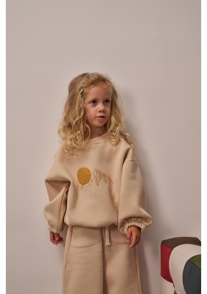 Bej Unisex Tinypeak Alt Üst Takım