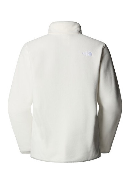W Glacier Fleece 1/4 Zip Jacket Kadın Outdoor Çeyrek Fermuarlı Polar Üst NF0A8D2JQLI1 Beyaz fiyatları