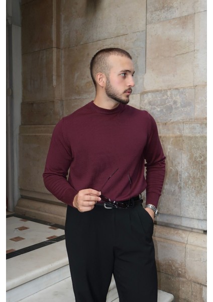 Acton Erkek %100 Organik Pamuk Bisiklet Yaka Triko Kazak fiyatları