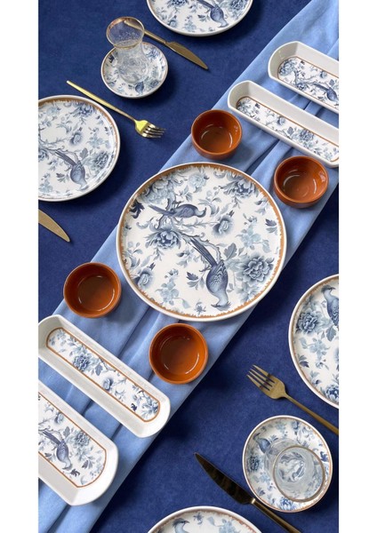 Blue Kitchen 6 Kişilik 21 Parça Kahvaltı Takımı modelleri