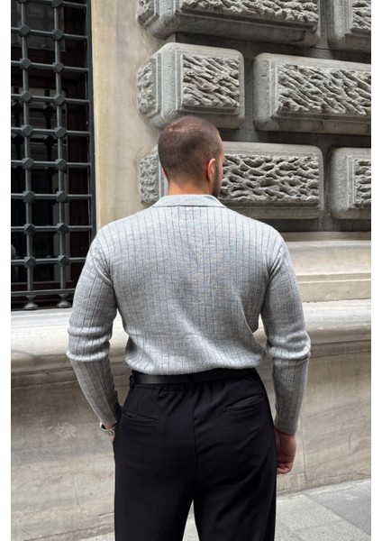 Kimi Fitilli Erkek Triko Polo Yaka Regular Kalıp Uzun Kollu Tişört modelleri