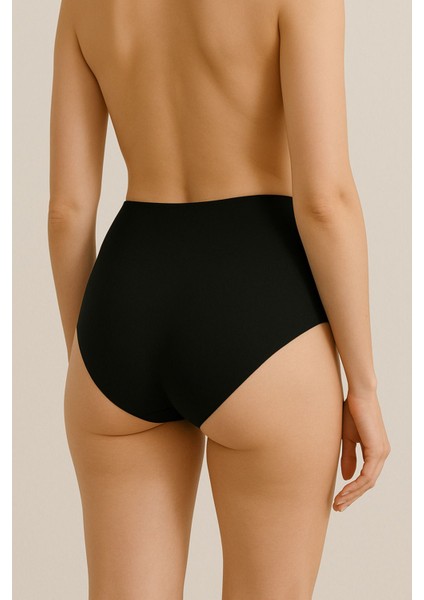 Kadın Yüksek Bel Dikişsiz Lazer Kesim Külot (Beli Lastikli ) 3'lü Set modelleri