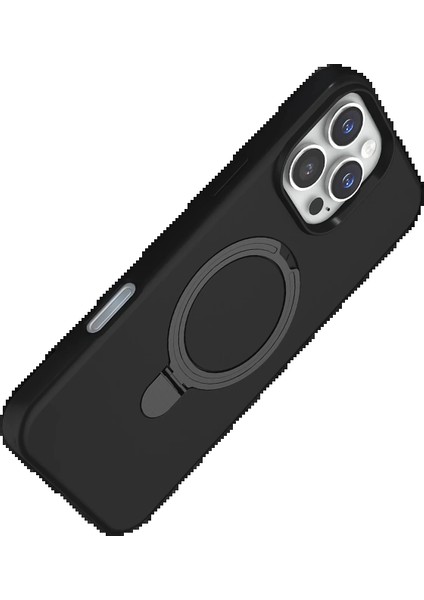 Bfs Apple iPhone 16 Pro Max Regal Magsafe Standlı Kapak - Siyah modelleri