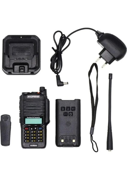 Uv-9r Plus Gürültü Engelleme IP67 Su Geçirmez 2500MAH 8W Telsiz