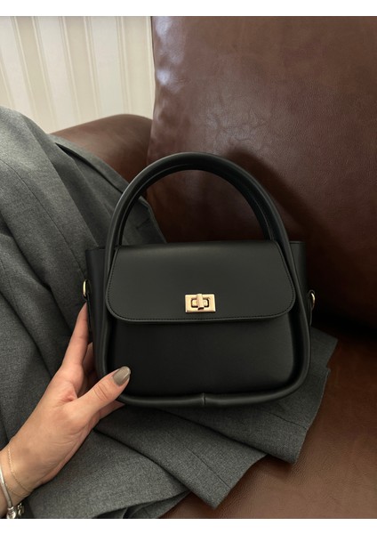 Kadın Gold Kilit Detaylı Ayarlanabilir Askılı El Omuz ve Çapraz Çanta Mona modelleri