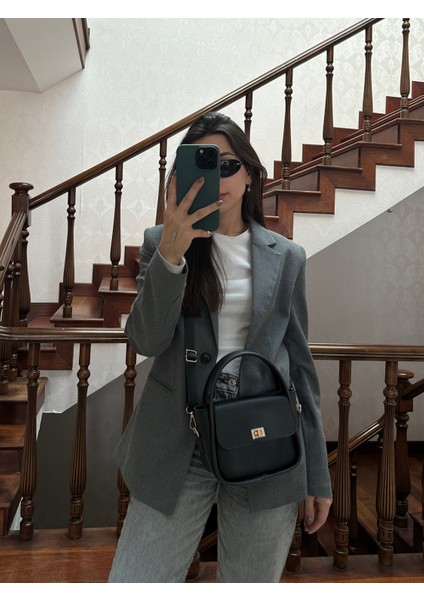 Kadın Gold Kilit Detaylı Ayarlanabilir Askılı El Omuz ve Çapraz Çanta Mona fırsatları