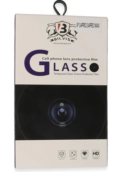Bfs iPhone 14 Pro Max Bilvis Titan Kamera Lens - Siyah modelleri