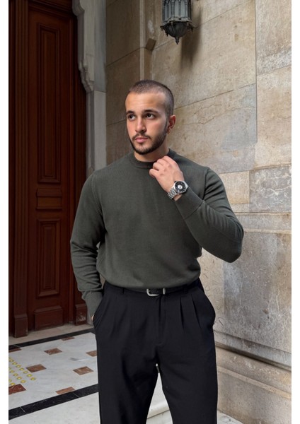 Acton Erkek %100 Organik Pamuk Bisiklet Yaka Triko Kazak fiyatları