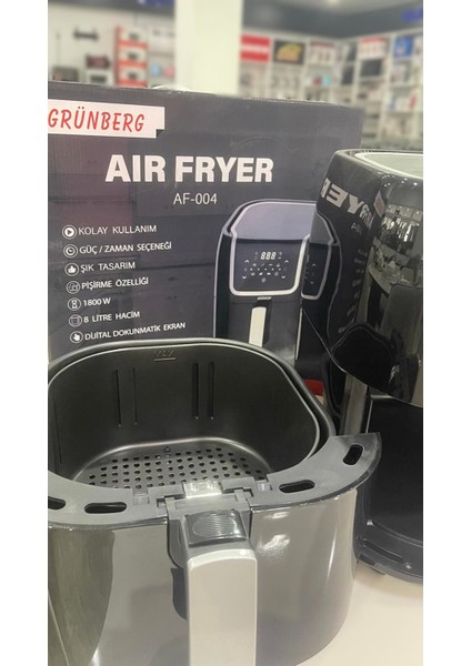 Siyah Hava Fritözü, Sağlıklı Pişirme Için Ideal, Kullanışlı ve Şık Tasarım. fiyatları
