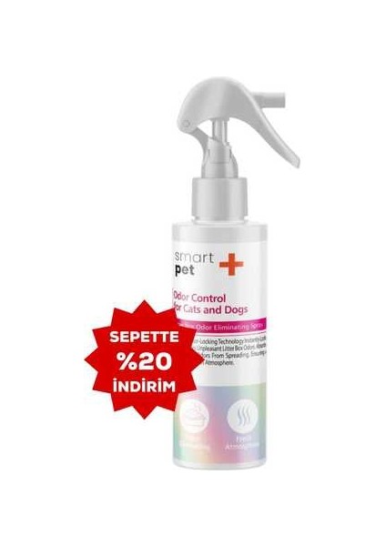 Elit Smartpet + Odor Control Kedi ve Köpekler Için Kötü Koku Giderici Sprey 250ML