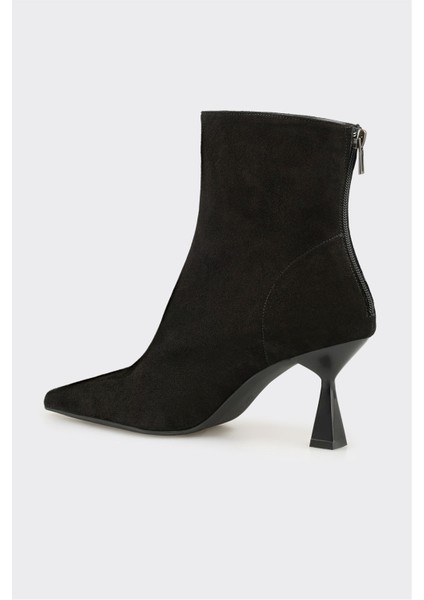 Siyah Deri Kadın Klasik Bot modelleri