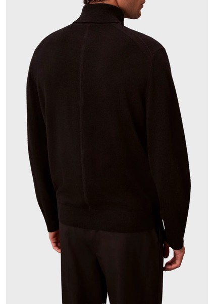 Yünlü Regular Fit Balıkçı Yaka Logolu Kazak LV04LD317GUB1 Erkek Kazak LV04LD317G Ub1 modelleri