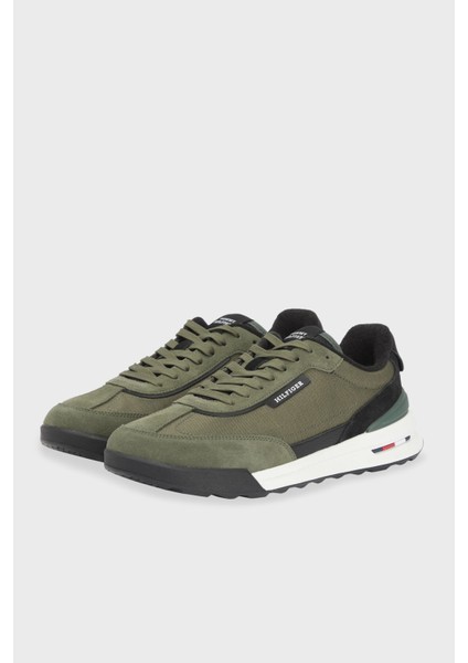 Logolu Süet Sneaker Ayakkabı Erkek Ayakkabı FM0FM05640 Rbn modelleri