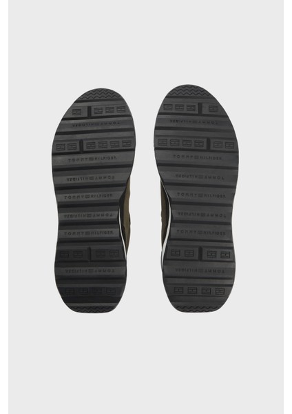 Logolu Süet Sneaker Ayakkabı Erkek Ayakkabı FM0FM05640 Rbn
