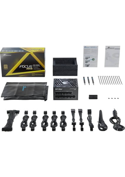 Focus Gx 80 + Gold Güç Kaynağı, Atx 3.1 , Pcıe 5.1 Tam Modüler - 850 Watt - 135MM Fan -Siyah fırsatları