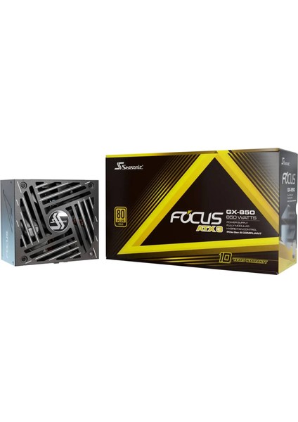 Focus Gx 80 + Gold Güç Kaynağı, Atx 3.1 , Pcıe 5.1 Tam Modüler - 850 Watt - 135MM Fan -Siyah indirimleri