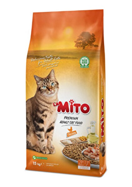 Premium Yetişkin Kedi Maması Tavuklu 15 Kg Tüy Yumaklarını Kolaylaştırır fiyatları