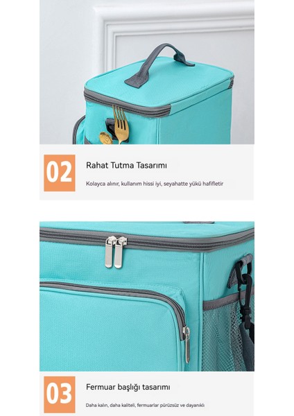 Taşınabilir Taze Tutma ve Isıtma Piknik Çantası (Yurt Dışından) fiyatları